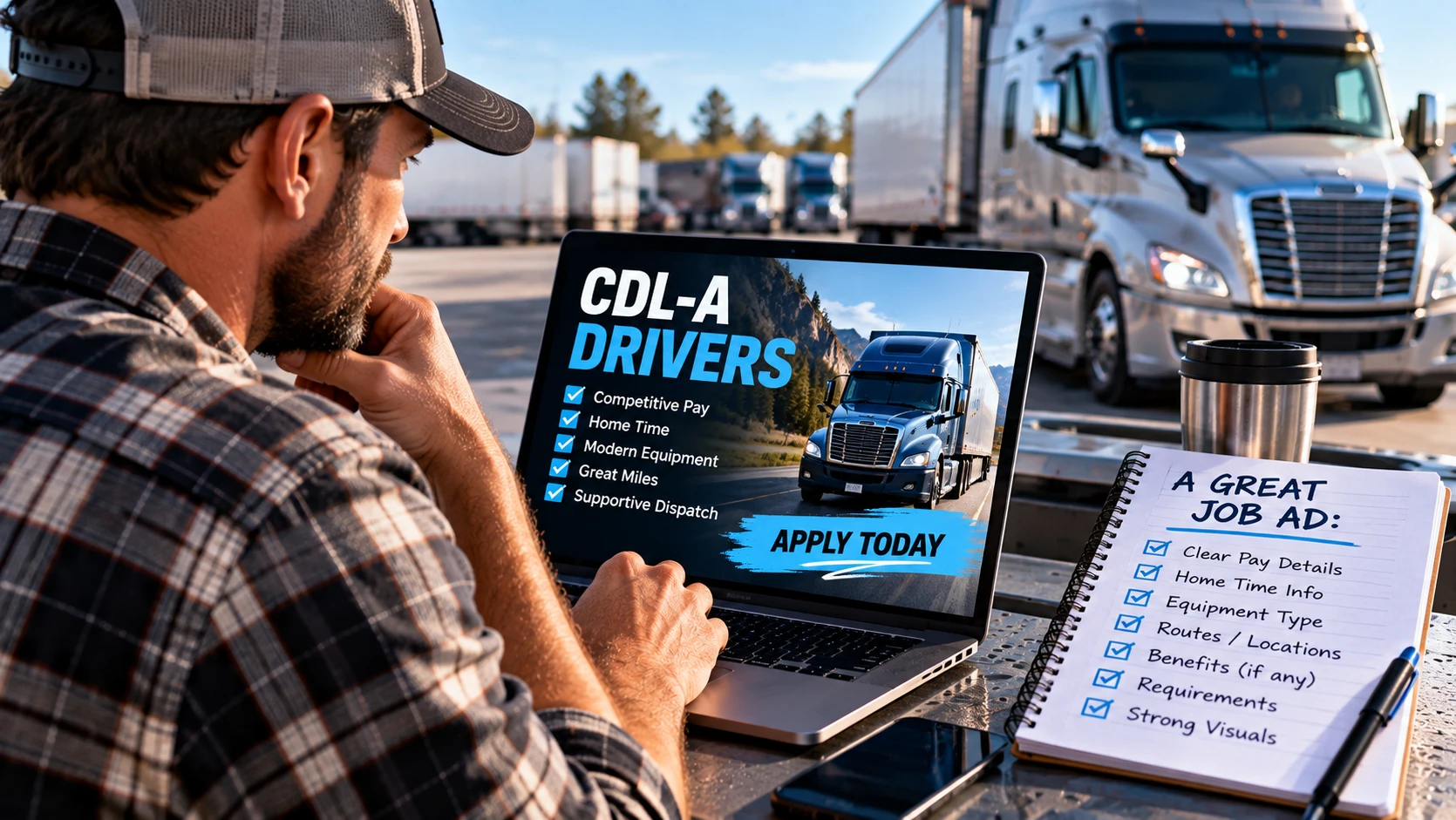 Truck Driver Job Ads: How to Write One That Gets Applicants
