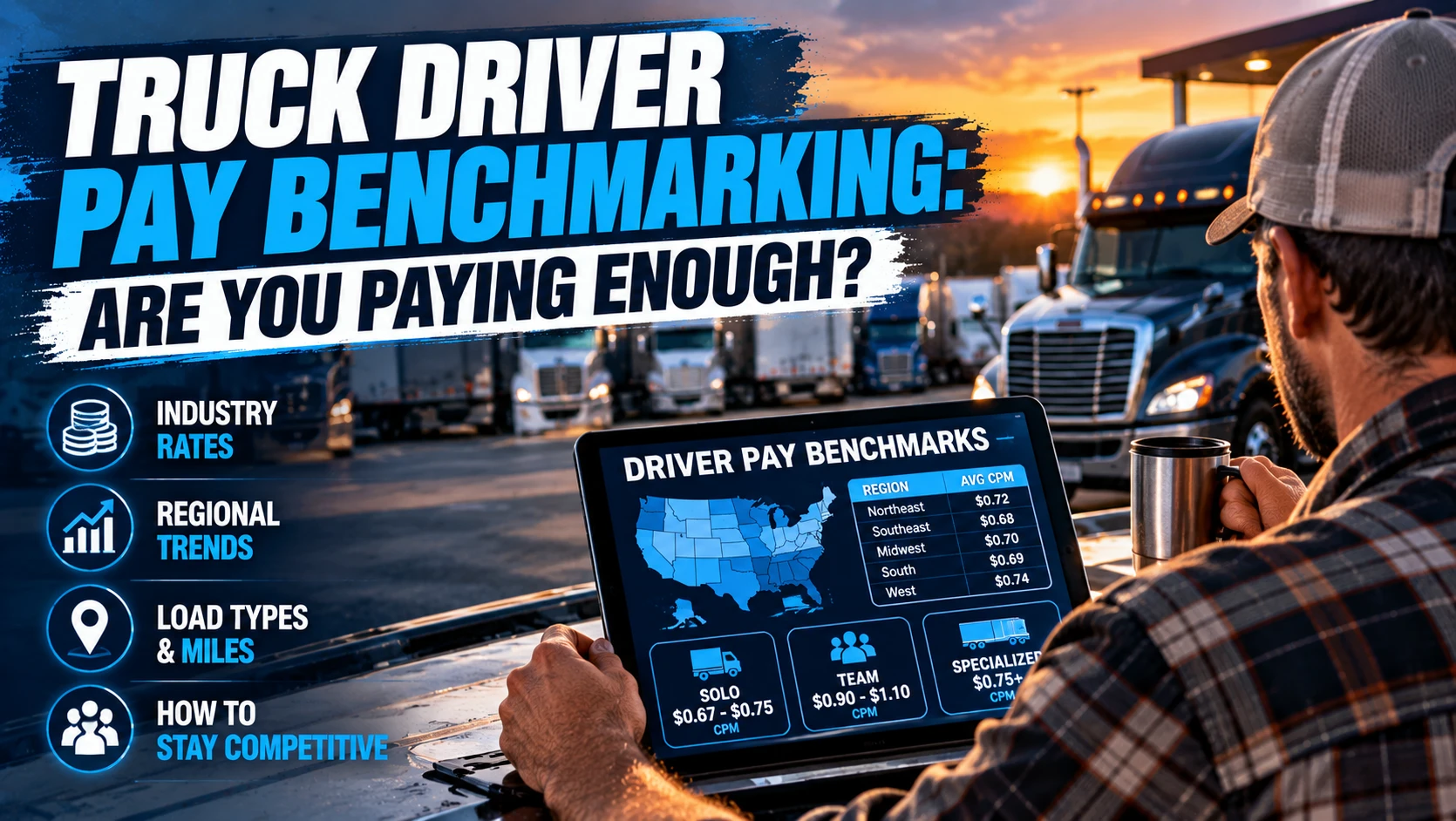Truck Driver Pay Benchmarking: Are You Paying Enough?