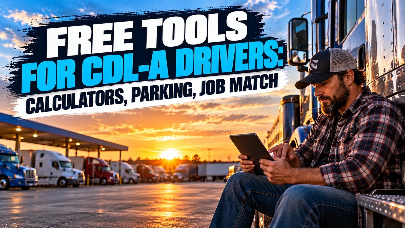 Free Tools for CDL-A Drivers: Calculators, Parking, Job Match