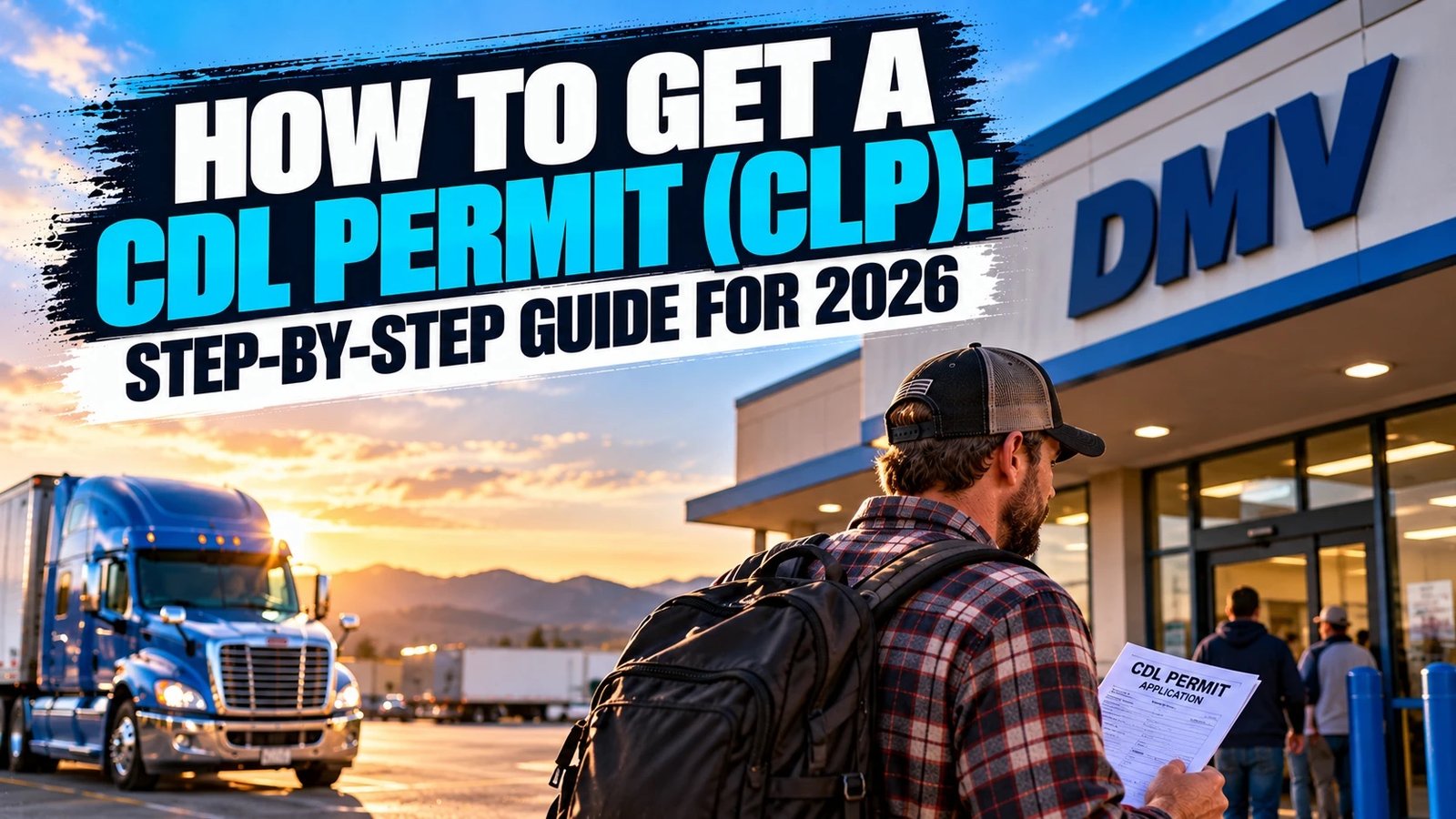 How to Get a CDL Permit (CLP): Step-by-Step Guide for 2026